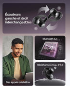 Écouteurs ouverts à clip Shokz OpenDots ONE noir - vue 6